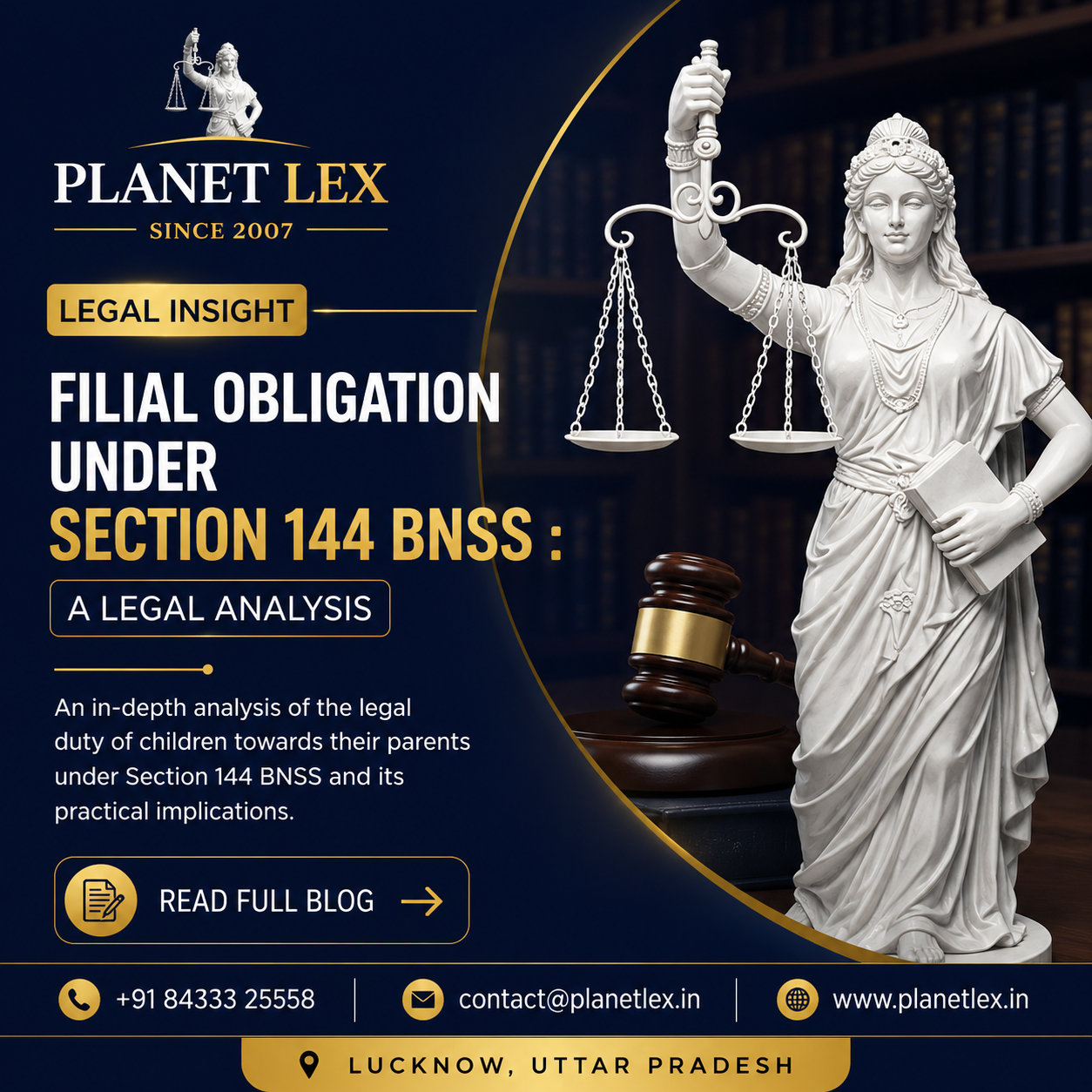 Filial Obligation Under Section 144 BNSS: A Legal Analysis