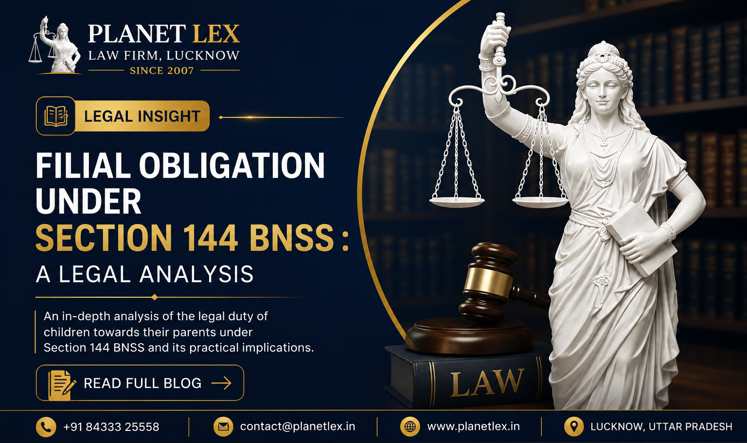Filial Obligation Under Section 144 BNSS : A Legal Analysis